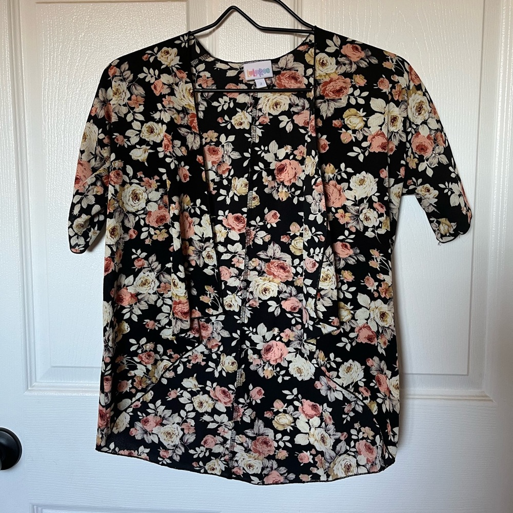 Lularoe floral cardigan